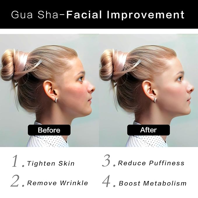 Gua Sha Facial Tools, Obsidian Guasha Tool - Image 3