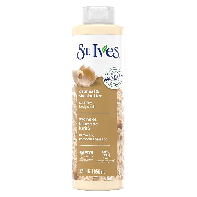 St. Ives Oatmeal & Shea Butter Body Wash | Moisturizing Body Wash by St.+Ives
