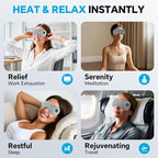 Cordless Heated Eye Mask for Dry Eyes Relief, - Image 6