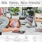 100 Pieces Silk Sleep Mask Eye Coverings - Image 3