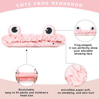 Jowmoy Pink Frog Eye Elastic Headband - Image 3