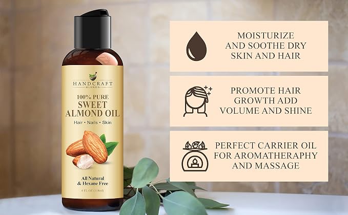 Handcraft Blends Sweet Almond Oil - Image 5
