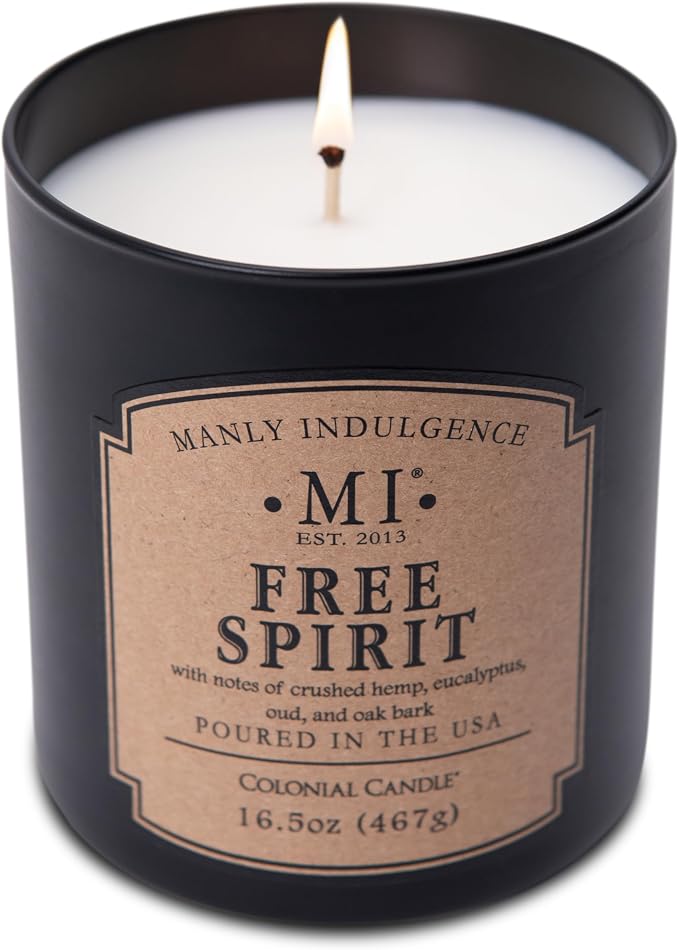 Manly Indulgence Free Spirit Scented Candles - Image 3