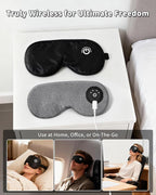 Heated Eye Mask FSA- HSA Eligible Cordless Pure Mulberry Silk Eye Mask - Image 9