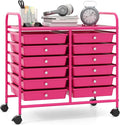 Giantex 12 Drawers Rolling Cart, Mobile Storage Drawer Cart, Classroom by Giantex