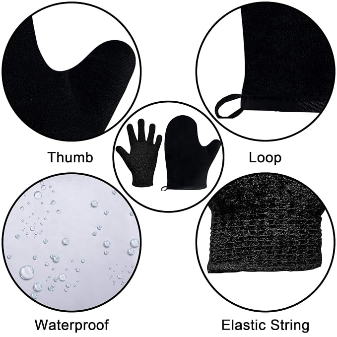 Self Tanning Mitt Kit, Velvety Soft Tanner Mitt, Back Tanning Applicator - Image 4