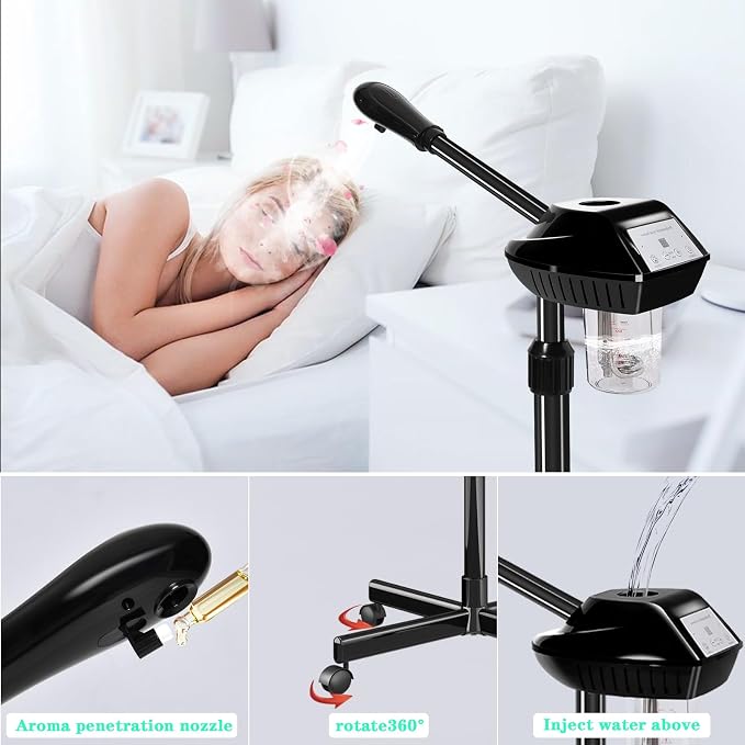 Facial Steamer on Wheels, Face Steamer - Image 7