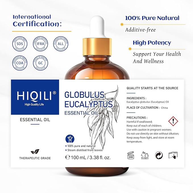 HIQILI 100ML Eucalyptus Essential Oil - Image 8