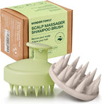 Silicone Scalp Scrubber for Dandruff – Serum, & Hair Oil Applicator – Scalp by WONDERFAMILY