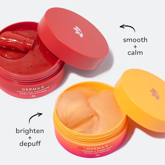 Derma E Vitamin C Bright Eyes Hydro Gel Under Eye Patches - Image 7