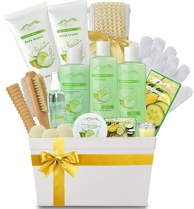 Spa Gift Baskets for Women Valentines Gift Basket by PurelisNaturals