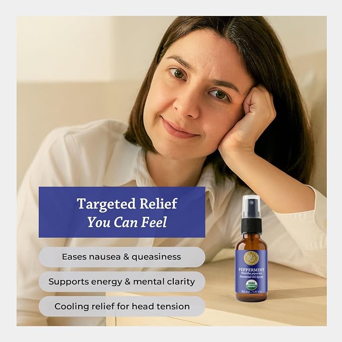 Silk Road Organic Peppermint Essential Oil Spray - Image 2