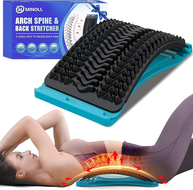 MINOLL Back Stretcher for Lower Back Pain Relief, Back Cracking Device - Image 2