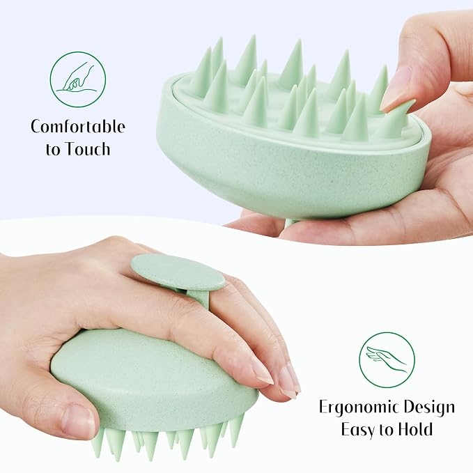 HEETA Scalp Scrubber Shampoo Brush, Scalp Massager Tool - Image 4