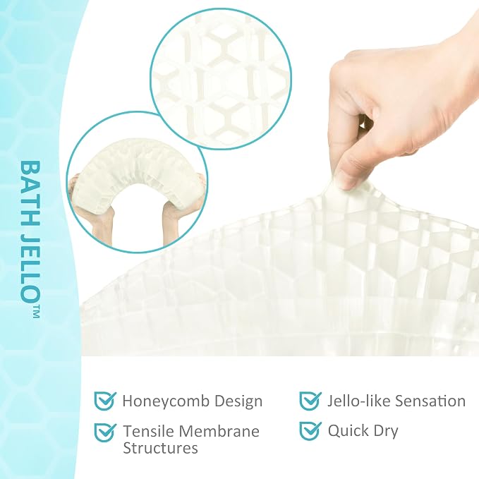 Sunlit Bath Jello Gel Bath Pillows, Lumbar Pillow - Image 3