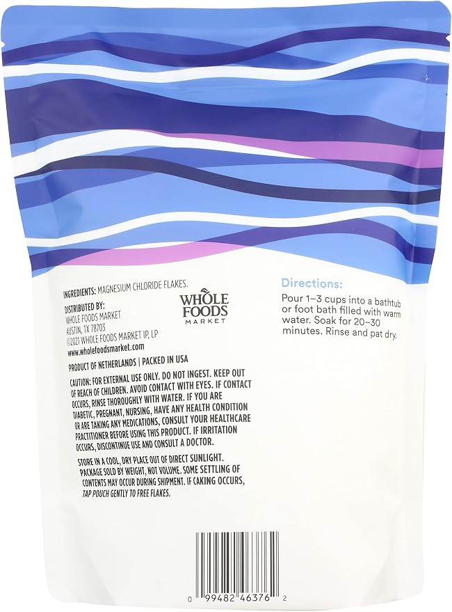 365 by Whole Foods Market, Magnesium Chloride Flakes, Mineral Soaking Aid - Image 2