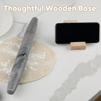Koville African Natural Marble French Rolling Pin, 16inch Non-Stick Rolling Pin - Image 7