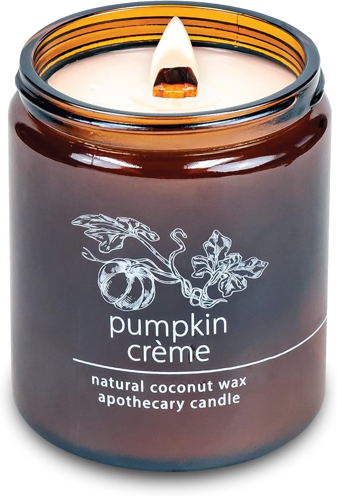 Hemlock Park Crackling Wood Wick Candle Handcrafted by HemlockPark