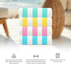 CASA COPENHAGEN Cabana Beach Towel Designed in Denmark Rough and Tough - Image 4