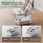 KASJ Collapsible Foot Spa with Electric Rotary and Hydro-Jet Massage, Foot Bath - Image 6