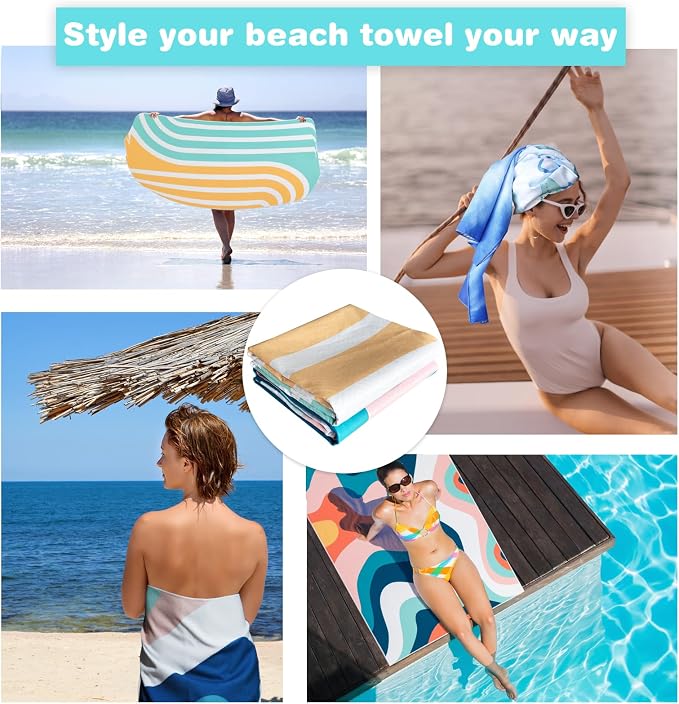 PY SUPER MODE 2 Pack Beach Towel - Image 6