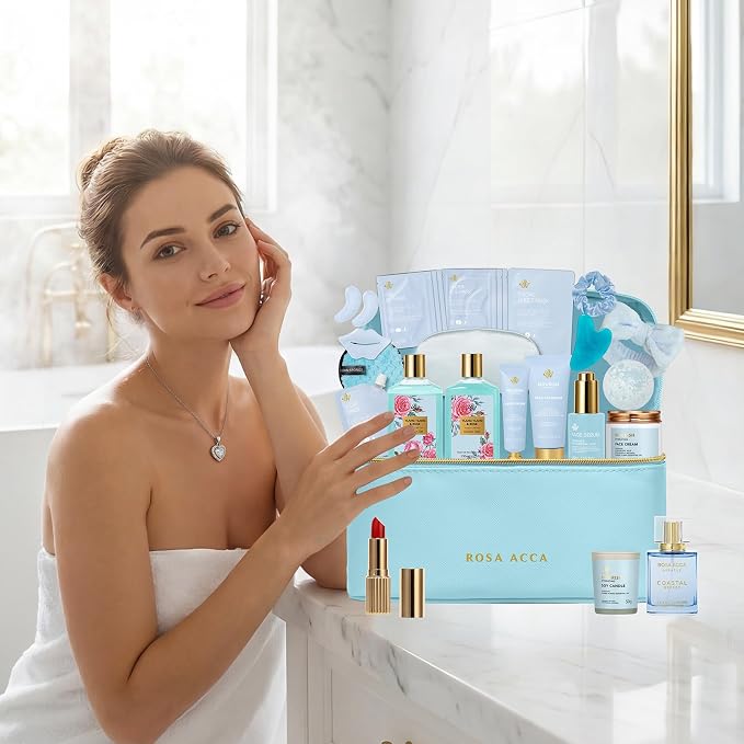 25 Pcs Mother's Day Gift, Bath & Body Gift Basket Set - Image 3