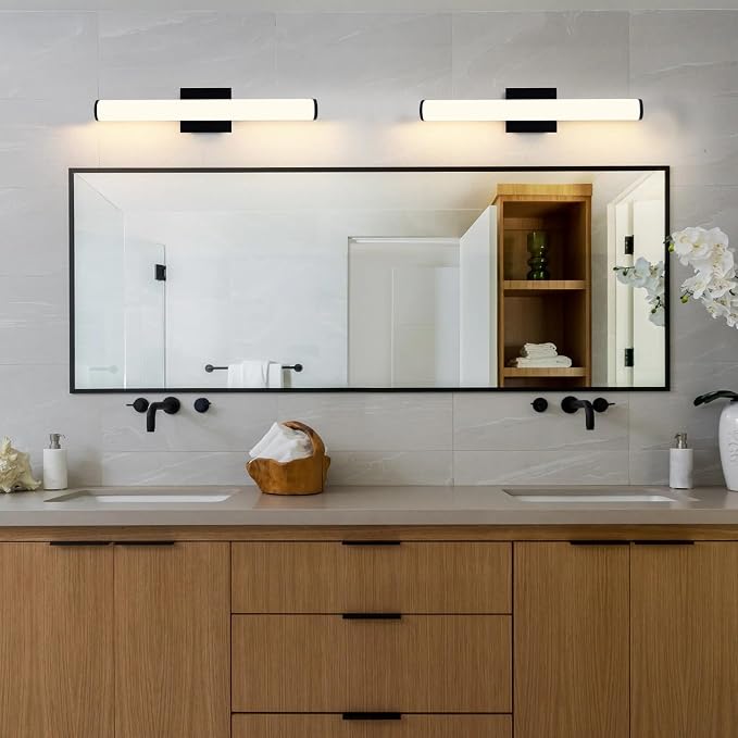 Bathroom Light Fixtures Over Mirror 22IN, 19W 5CCT Dimmable Modern Vanity Lights - Image 3