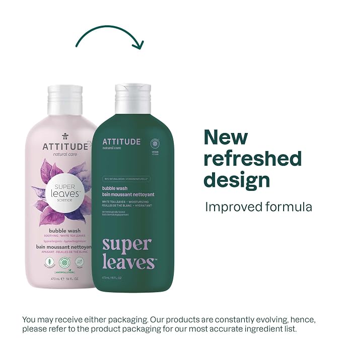 ATTITUDE Bubble Bath, EWG Verified, Plant and Mineral-Based, Dermatologically - Image 2