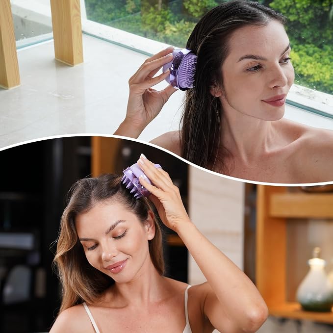 SHINLEA 2 in 1 Scalp Massager Hair Growth, Scalp Scrubber - Image 6