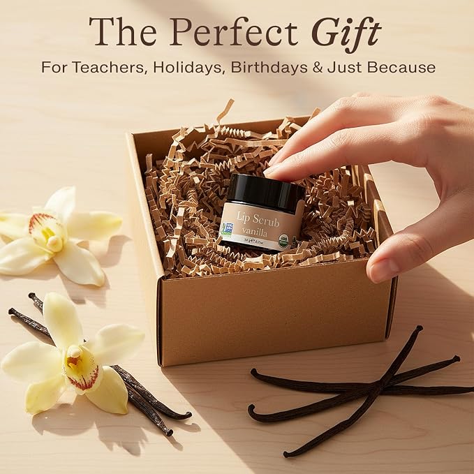 USDA Organic Lip Scrub Vanilla - Image 6