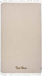 Personalized Beach Towel | Cotton Beach Towels, Sand Free, Highly Absorbent by LA%60HAMMAMFINELIVING