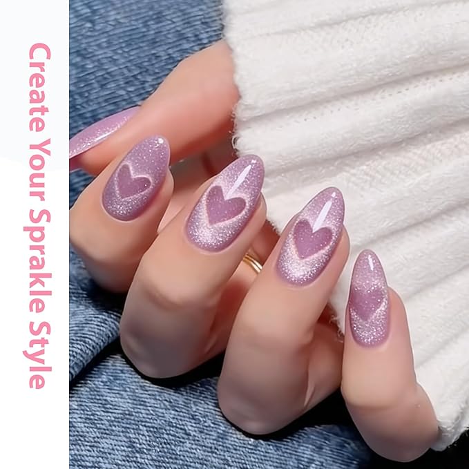 Modelones Cat Eye Gel Polish Nail Magnet, 8-in-1 Cat Eye Magnet Tool - Image 3