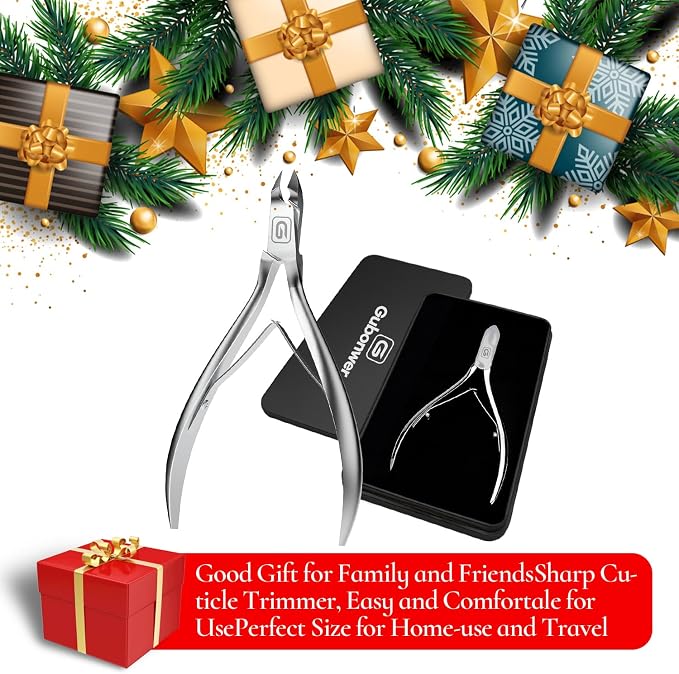 Cuticle Trimmer 3/4 Jaw Extremely Sharp Cuticle Nippers Scissors Stainless - Image 7