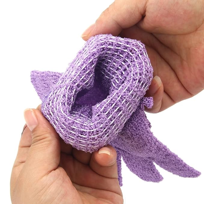 12 Pcs Exfoliating Shower Bath Gloves - Image 4
