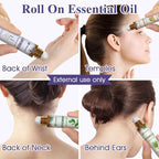 Essential Oil Roll On Set, Natural Aromatherapy Roll On, Relaxation Gift - Image 3