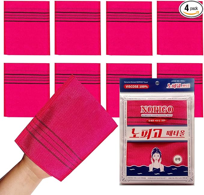 Korean Asian Exfoliating Bath Washcloth Mitt by NOPIGOSEOULKOREA