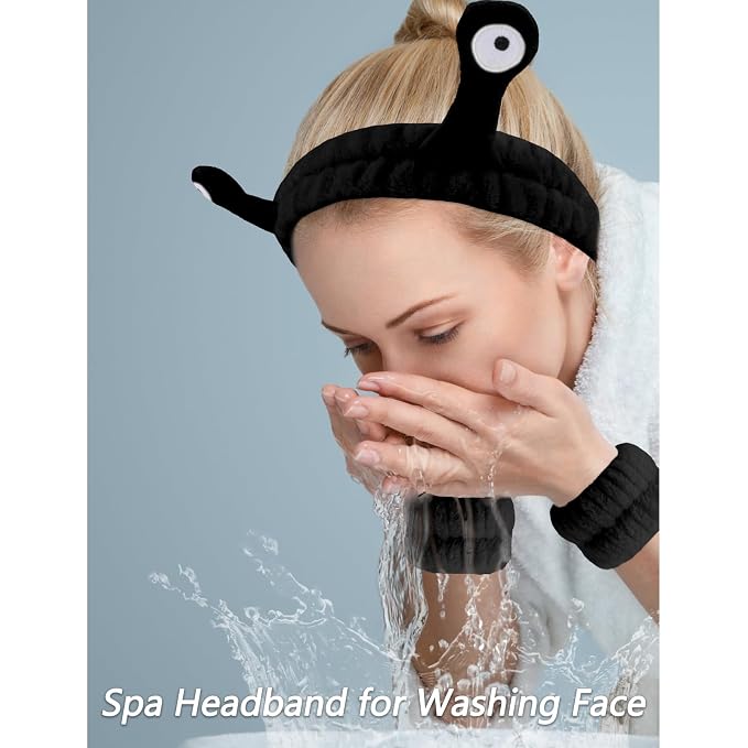 VELSCRUN Spa Headband, Makeup Face Wash Skincare Headbands, Stuff - Image 2