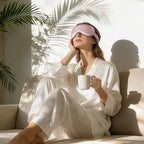 ZIMASILK 100% 22 Momme Pure Mulberry Silk Sleep Mask, Filled - Image 6