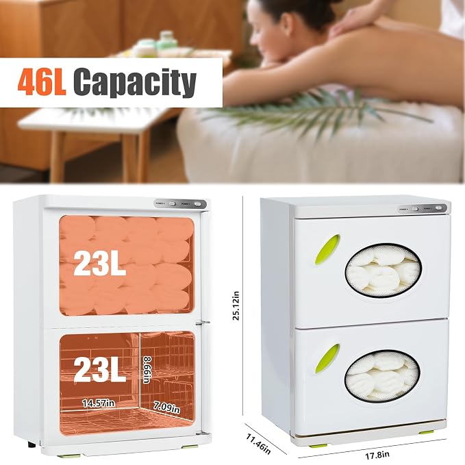 46L Hot Towel Warmer, Large Capacity Spa Towel Warmer - Image 8