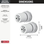 Delta Faucet Clarifi Replacement Shower Filter Cartridge 2-Pack - Image 4