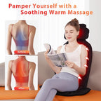 Back Massager with Heat，Vibration Massage Chair Pad with 5 Massage Modes & - Image 3