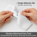 APPEARUS Disposable Stretch Facial Headbands, Snag-Free Adhesive Tab Closure - Image 4