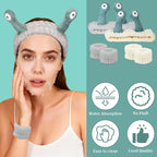 Snail Face Wash Headband Skincare & Wrist Bands - Image 3