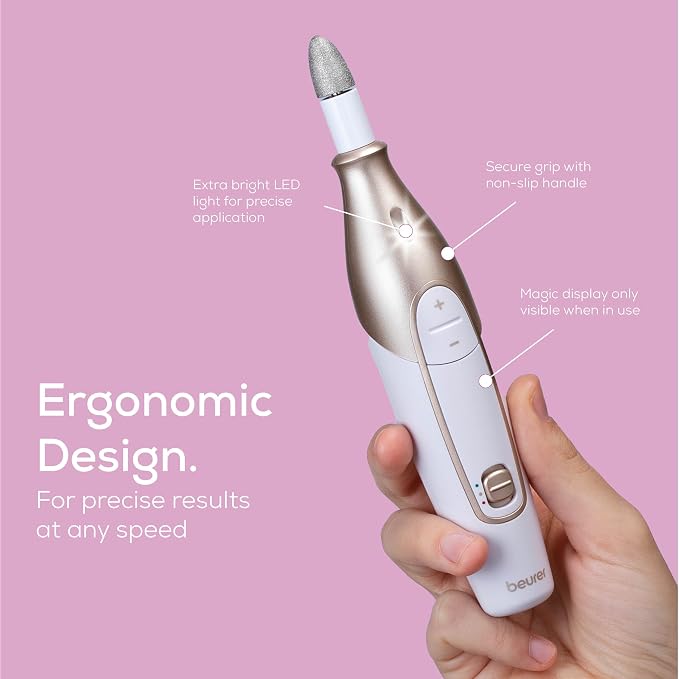 Beurer MP64 Nail Drill Kit, Cordless Electric Nail File - Image 5