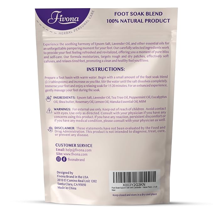 Foot Soak Epsom Salt with Lavender - Image 7