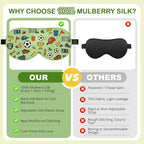 Kids Silk Sleep Mask: 100% Mulberry Silk Eye Mask - Image 5