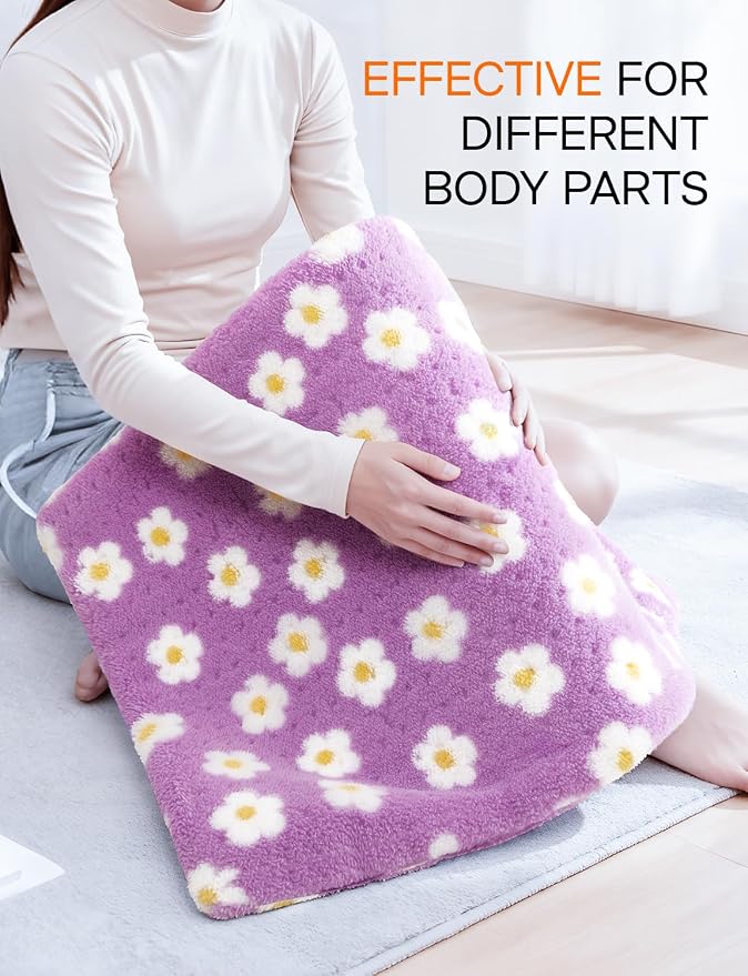 ALLJOY King Size Heating Pad for Back Pain Relief, 33”x 17” Extra Large Heating - Image 5