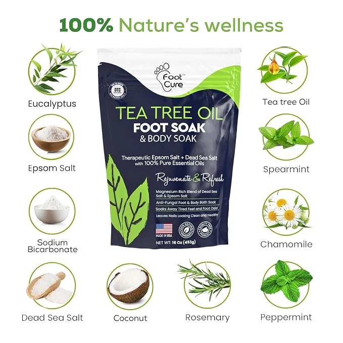 Tea Tree Oil Foot Soak with Epsom Salt - Image 4