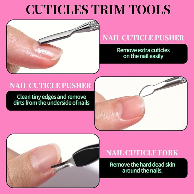 FANDAMEI Nail Buffer Block, Buffing Block, Cuticle Trimmer, Nail Tools - Image 5