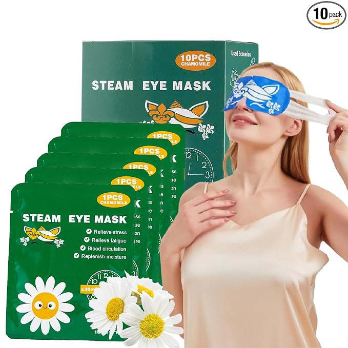 steam Eye mask for Dry Eyes, self-Heating Eye mask for Sleeping, Relief Stress by Unknown